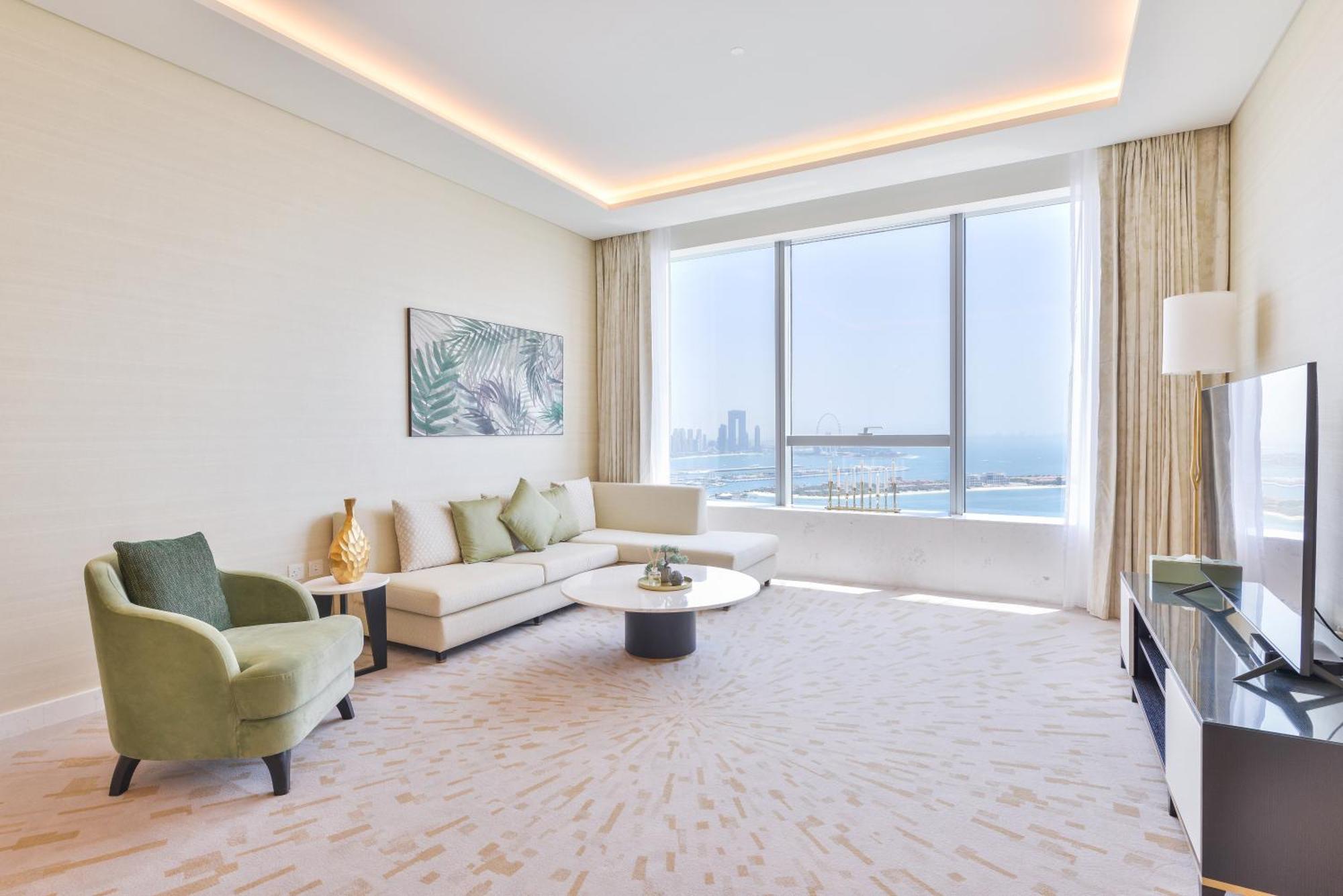 دبي Ultra Luxury Palm Tower With Shared Hotel Facilities المظهر الخارجي الصورة