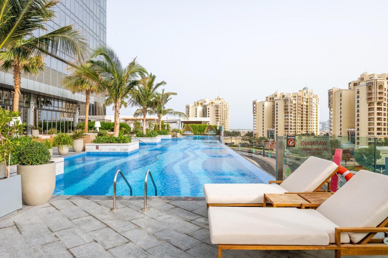 دبي Ultra Luxury Palm Tower With Shared Hotel Facilities المظهر الخارجي الصورة