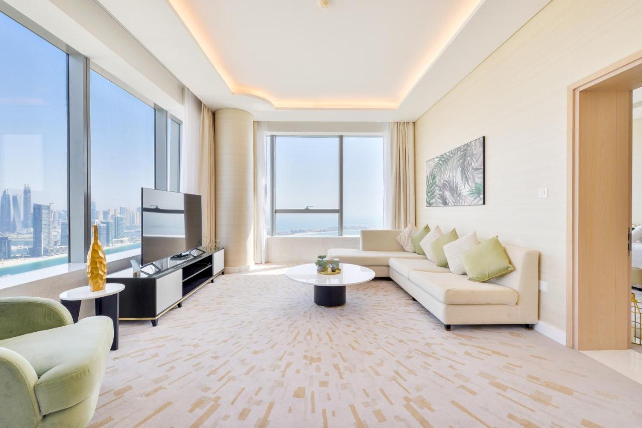 دبي Ultra Luxury Palm Tower With Shared Hotel Facilities المظهر الخارجي الصورة